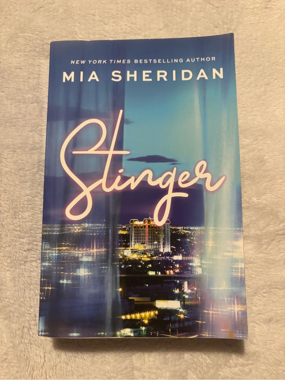 Stinger - Blue Paperback Novel